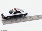 Nissan Skyline GT-R R32 Police 1:64 Time Micro Diecast Scale Model Car Miniature