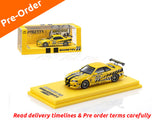 Pre-Order Nissan Skyline GT-R R34 MOONEYES yellow 1:64 Kyosho Licensed Diecast Scale Model Car Collectible | JDM Model | Buy in India