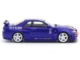 Nissan Skyline GT-R R34 Nismo Blue 1:64 Time Micro diecast scale model miniature car collectible