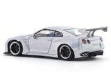 Nissan Skyline GT-R R35 silver 1:64 DCT diecast scale model car miniature