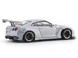 Nissan Skyline GT-R R35 silver 1:64 DCT diecast scale model car miniature