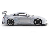 Nissan Skyline GT-R R35 silver 1:64 DCT diecast scale model car miniature