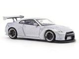 Nissan Skyline GT-R R35 silver 1:64 DCT diecast scale model car miniature