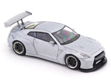 Nissan Skyline GT-R R35 silver 1:64 DCT diecast scale model car miniature