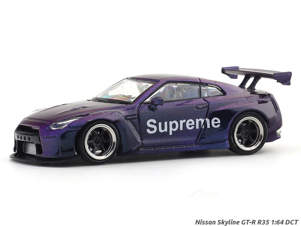 Supreme GT-R R35 Side Profile – 1:64 DCT Collectible Miniature