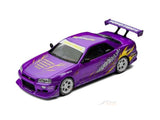 Nissan Skyline GT-R R34 1:64 Time Micro Diecast Scale Model Car Collectible | JDM Legend | Buy in India