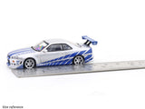 Nissan Skyline GT-R R34 Fast & Furious 1:64 TimeMicro Diecast Scale Model Car Collectible | JDM Movie Car | Buy in India