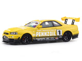 Nissan Skyline GT-R R34 Pennzoil 1:64 Time Micro diecast scale model car miniature collectible in India from Scale Arts