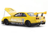 Nissan Skyline GT-R R34 Pennzoil 1:64 Time Micro Diecast Scale Model Car Miniature