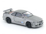Nissan Skyline GT-R R34 Z-Tune grey 1:64 Shadow Diecast Model Car | JDM Legend Collectible | Buy in India