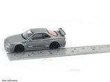 Nissan Skyline GT-R R34 Z-Tune grey 1:64 Shadow Diecast Model Car | JDM Legend Collectible | Buy in India