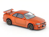 Nissan Skyline GT-R R34 Z-Tune orange 1:64 Shadow Diecast Model Car | JDM Legend Collectible | Buy in India