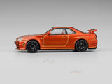 Nissan Skyline GT-R R34 Z-Tune orange 1:64 Shadow Diecast Model Car | JDM Legend Collectible | Buy in India