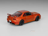 Nissan Skyline GT-R R34 Z-Tune orange 1:64 Shadow Diecast Model Car | JDM Legend Collectible | Buy in India