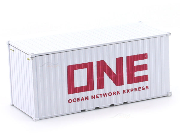 ONE white 1:64 diecast metal container scale model collectible in India from Scale Arts