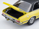 Opel Commodore B GS/E Coupe Yellow 1:18 Touring Modelcars Diecast Scale Model Car Collectible | Limited Edition 696 Pcs | Classic German Performance Coupe | Buy in India