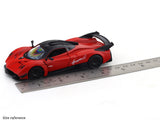 Pagani Huayra R matte red 1:33-42 RMZ City licensed pull back car scale model