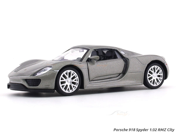 Porsche 918 grey 1:32 RMZ City pull back car scale model