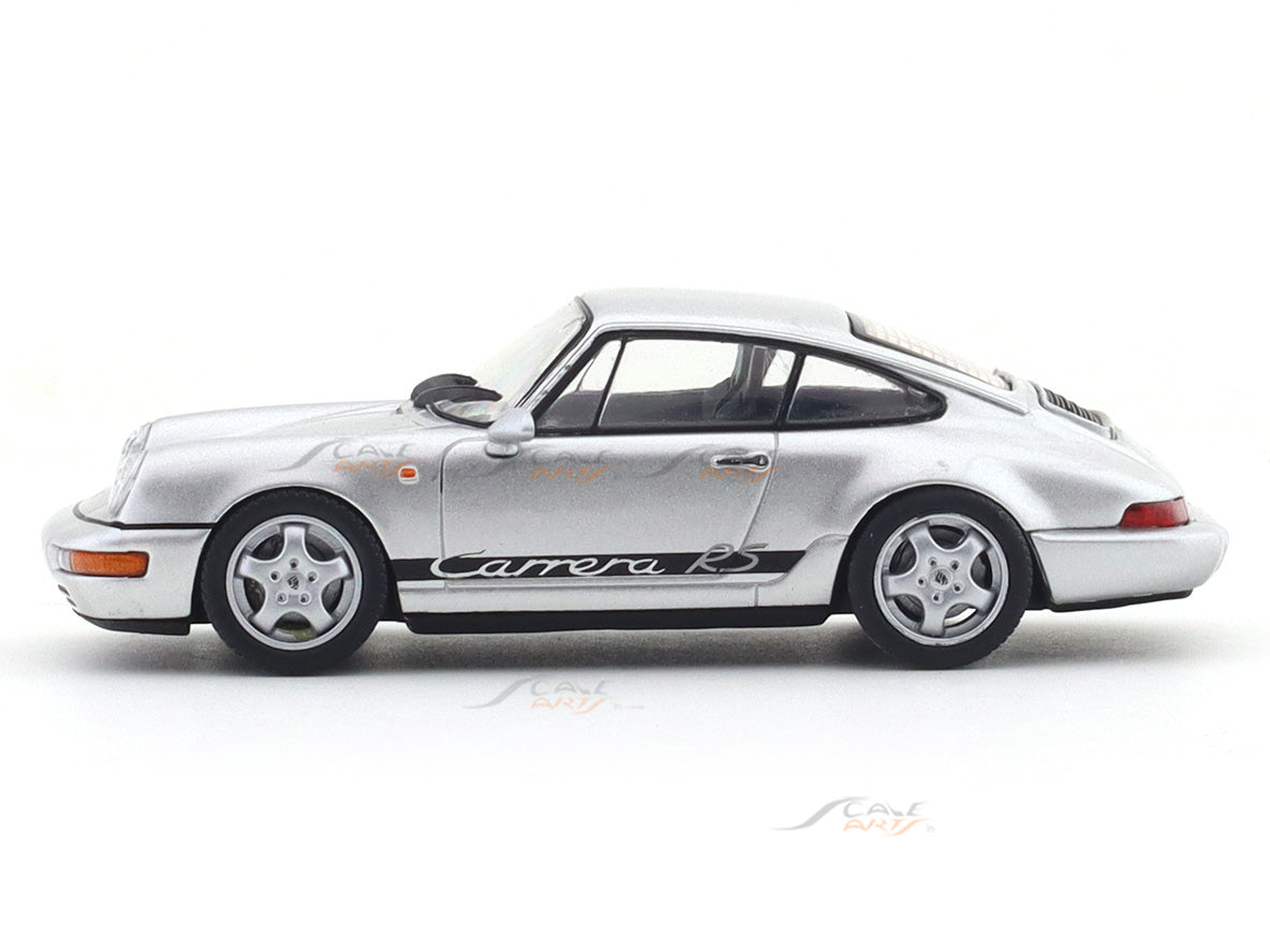 Porsche 911 964 RS Silver 1:43 Solido licensed diecast Scale Model ...