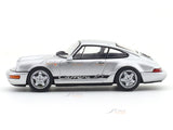 Porsche 911 964 RS Silver 1:43 Solido licensed diecast Scale Model collectible