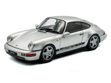 Porsche 911 964 RS Silver 1:43 Solido licensed diecast Scale Model collectible