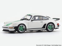 Make Up 1/64 Porsche 964 Singer ホワイト Porsche 911 964 Singer 1:64 Hobby Fans diecast scale model