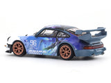 Porsche 911 964 Singer Akiba blue 1:64 Leixin diecast scale model car miniature collectible