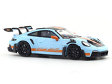 Porsche 911 992 GT3 RS Blue 1:64 Street Warrior diecast scale model miniature car collectible