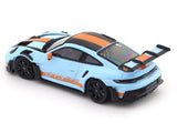 Porsche 911 992 GT3 RS Blue 1:64 Street Warrior diecast scale model miniature car collectible