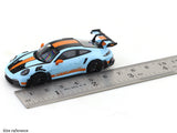 Porsche 911 992 GT3 RS Blue 1:64 Street Warrior diecast scale model miniature car collectible