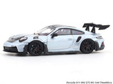 Porsche 911 992 GT3 RS blueish silver 1:64 TimeMicro diecast scale model car miniature collectible