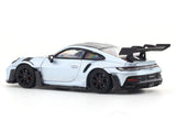 Porsche 911 992 GT3 RS blueish silver 1:64 TimeMicro diecast scale model car miniature collectible