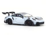 Porsche 911 992 GT3 RS blueish silver 1:64 TimeMicro diecast scale model car miniature collectible