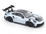 Porsche 911 992 GT3 RS blueish silver 1:64 TimeMicro diecast scale model car miniature collectible