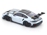 Porsche 911 992 GT3 RS blueish silver 1:64 TimeMicro diecast scale model car miniature collectible