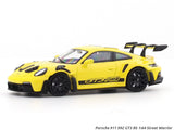 Porsche 911 992 GT3 RS Yellow 1:64 Street Warrior diecast scale model car miniature collectible
