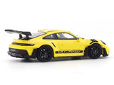 Porsche 911 992 GT3 RS Yellow 1:64 Street Warrior diecast scale model car miniature collectible