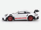 Porsche 911 992 GT3 RS White 1:64 Street Warrior diecast scale model car miniature collectible