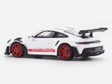 Porsche 911 992 GT3 RS White 1:64 Street Warrior diecast scale model car miniature collectible