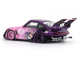 Porsche 911 993 RWB pink 1:64 Street Warrior diecast scale model car miniature collectible