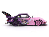 Porsche 911 993 RWB pink 1:64 Street Warrior diecast scale model car miniature collectible
