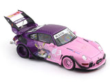 Porsche 911 993 RWB pink 1:64 Street Warrior diecast scale model car miniature collectible