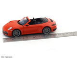 Porsche 911 Carrera Cabriolet Red 1:32 MSZ licensed pullback diecast Scale Model car collectible