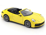 Porsche 911 Carrera Cabriolet Yellow 1:32 MSZ licensed pullback diecast Scale Model car collectible