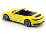 Porsche 911 Carrera Cabriolet Yellow 1:32 MSZ licensed pullback diecast Scale Model car collectible