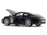 Porsche 911 Carrera S black 1:24 Bburago with Acrylic Case Licensed Diecast Scale Model Car Collectible
