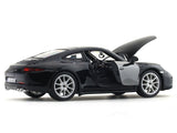 Porsche 911 Carrera S black 1:24 Bburago with Acrylic Case Licensed Diecast Scale Model Car Collectible