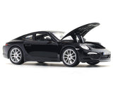 Porsche 911 Carrera S black 1:24 Bburago with Acrylic Case Licensed Diecast Scale Model Car Collectible