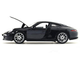 Porsche 911 Carrera S black 1:24 Bburago with Acrylic Case Licensed Diecast Scale Model Car Collectible