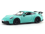 Porsche 911 GT3 Green with Acrylic Case 1:24 Bburago Licensed Diecast Model car